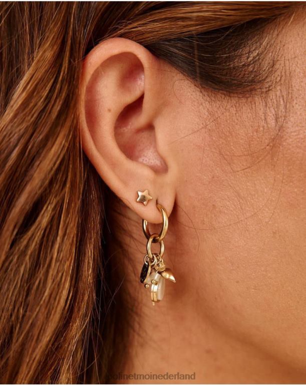 nl Polin et moi kralen oorbellen Griekenland goud/platina JD28V387 accessoires