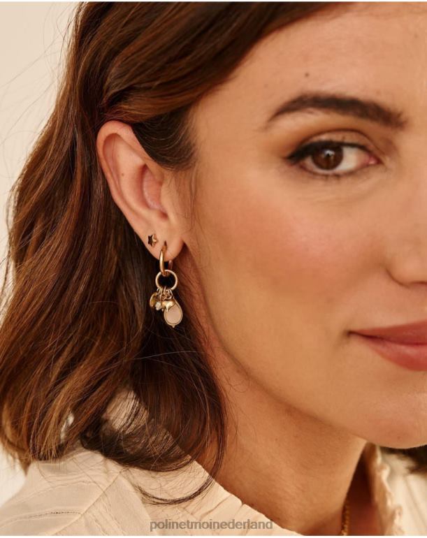 nl Polin et moi kralen oorbellen Griekenland goud/platina JD28V387 accessoires