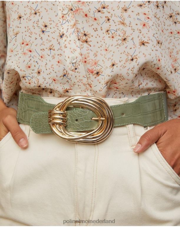 nl Polin et moi riem leereffect rania groene jacht JD28V377 accessoires