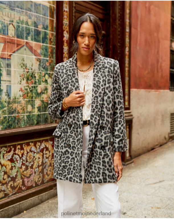 nl Polin et moi Galilea met dierenjasprint marengo grijs JD28V367 kleding