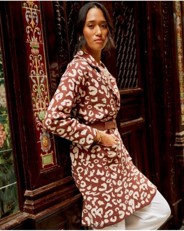 nl Polin et moi dierenjas print ne bruin JD28V368 kleding