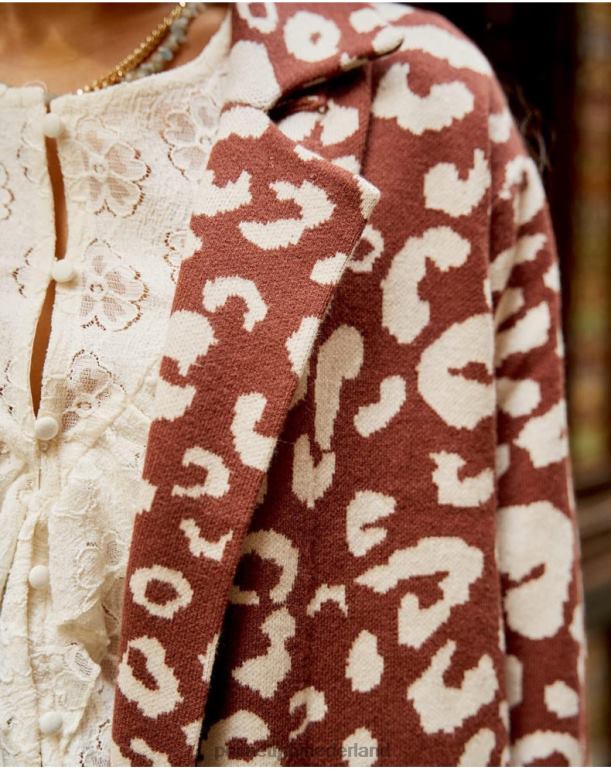 nl Polin et moi dierenjas print ne bruin JD28V368 kleding