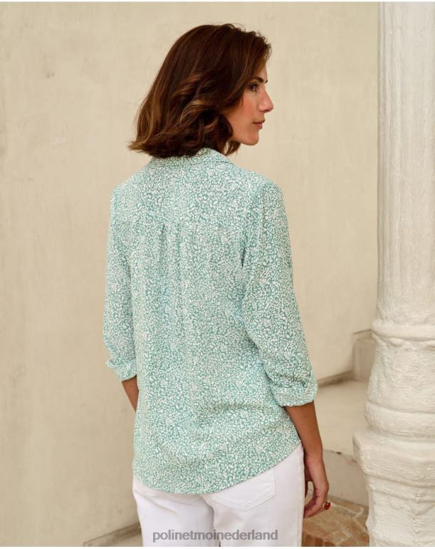 nl Polin et moi Ayana bloemenshirt eucalyptus JD28V184 kleding