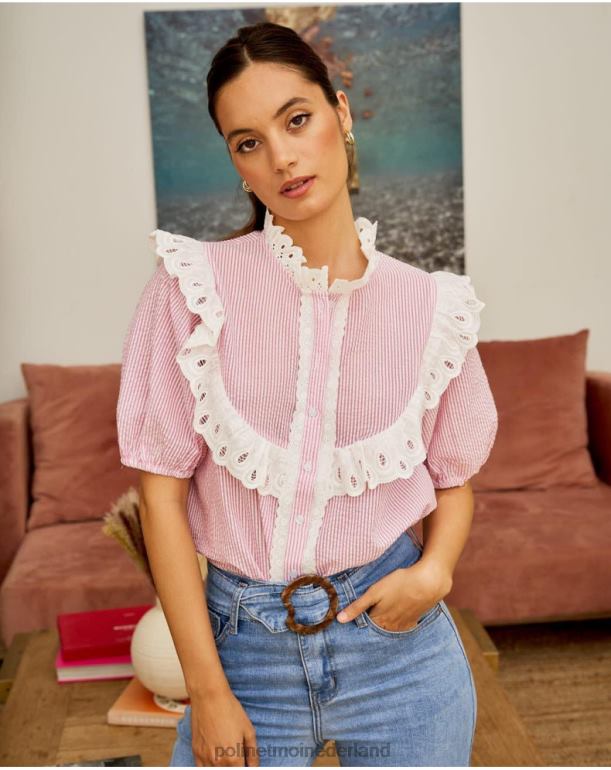 nl Polin et moi Baby Mila blouse roos JD28V204 kleding