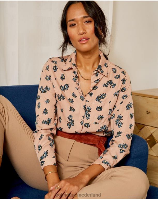 nl Polin et moi Flor Margarita overhemd roos JD28V225 kleding