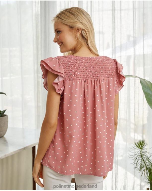 nl Polin et moi Katerina hartenblouse bedenken JD28V166 kleding