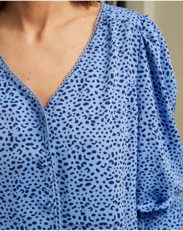 nl Polin et moi Motas Meli-shirt klein blauw JD28V219 kleding