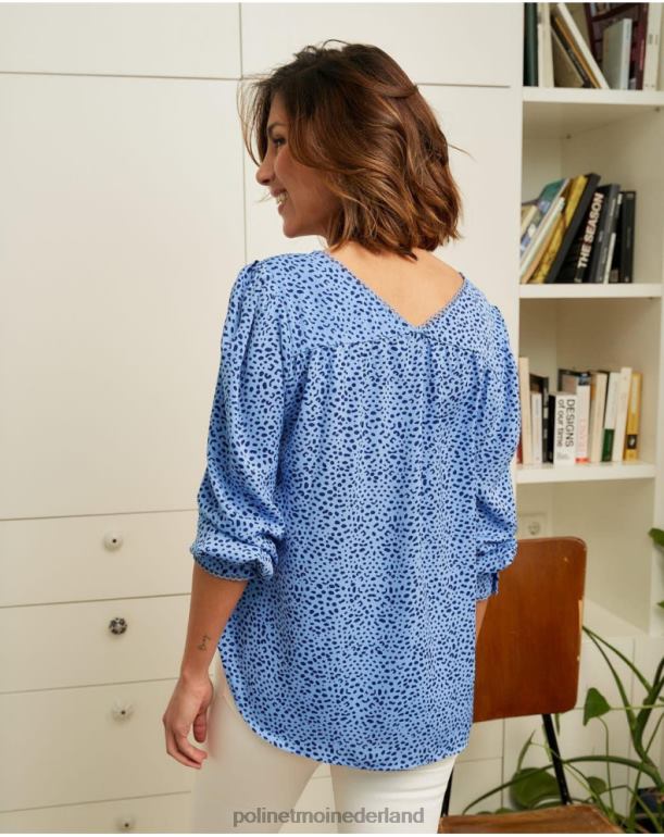 nl Polin et moi Motas Meli-shirt klein blauw JD28V219 kleding