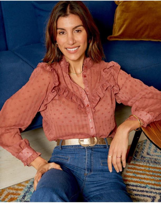 nl Polin et moi Plumeti Mona-blouse bedenken JD28V228 kleding