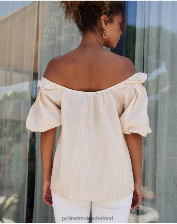 nl Polin et moi abullonada salvia blouse pistache/limoen JD28V168 kleding