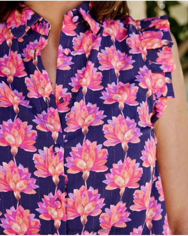 nl Polin et moi bloemenblouse julia lavendel JD28V191 kleding