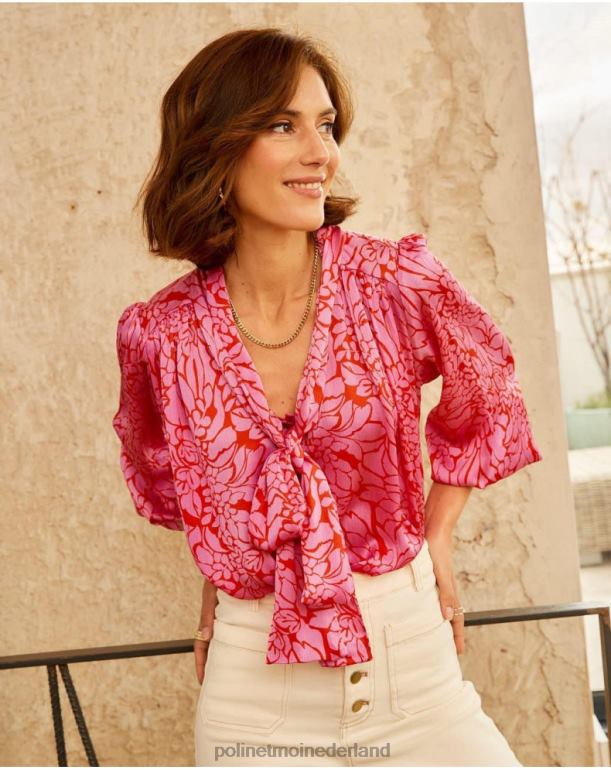 nl Polin et moi blouse strik idara roos JD28V211 kleding