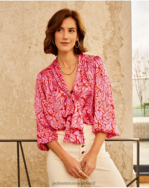 nl Polin et moi blouse strik idara roos JD28V211 kleding