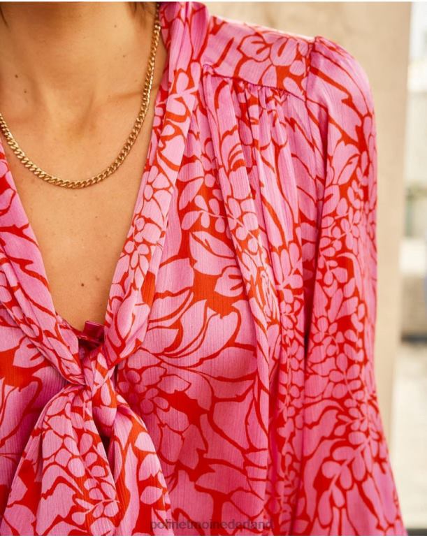 nl Polin et moi blouse strik idara roos JD28V211 kleding