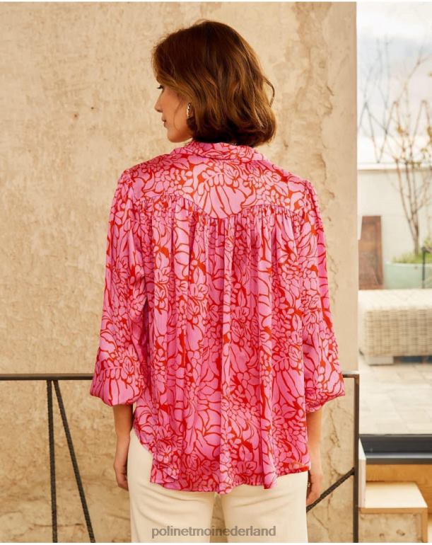 nl Polin et moi blouse strik idara roos JD28V211 kleding