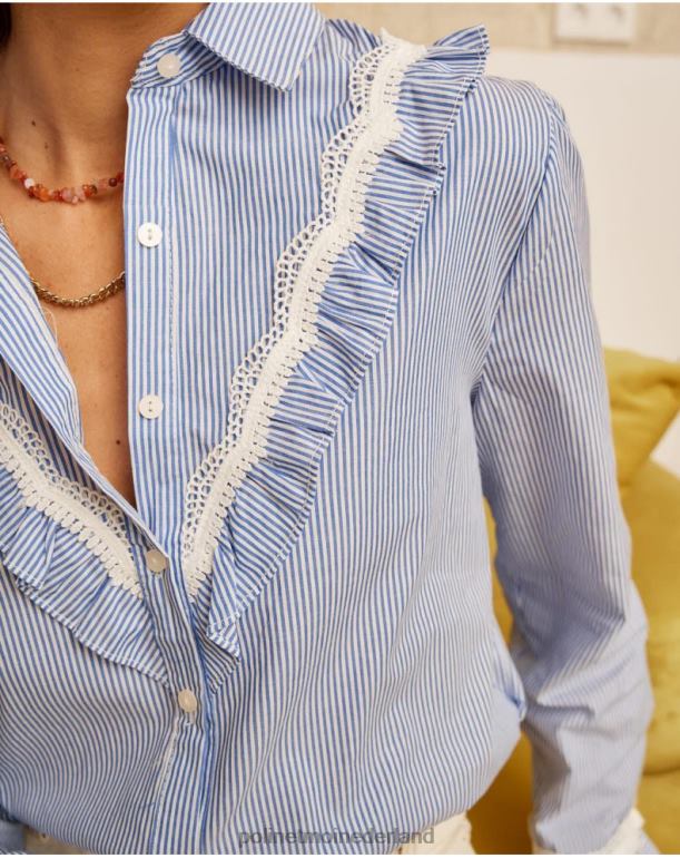 nl Polin et moi gestreept shirt nusa hemel- JD28V214 kleding