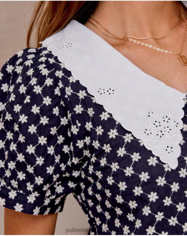 nl Polin et moi klimop babykraag shirt marien JD28V196 kleding