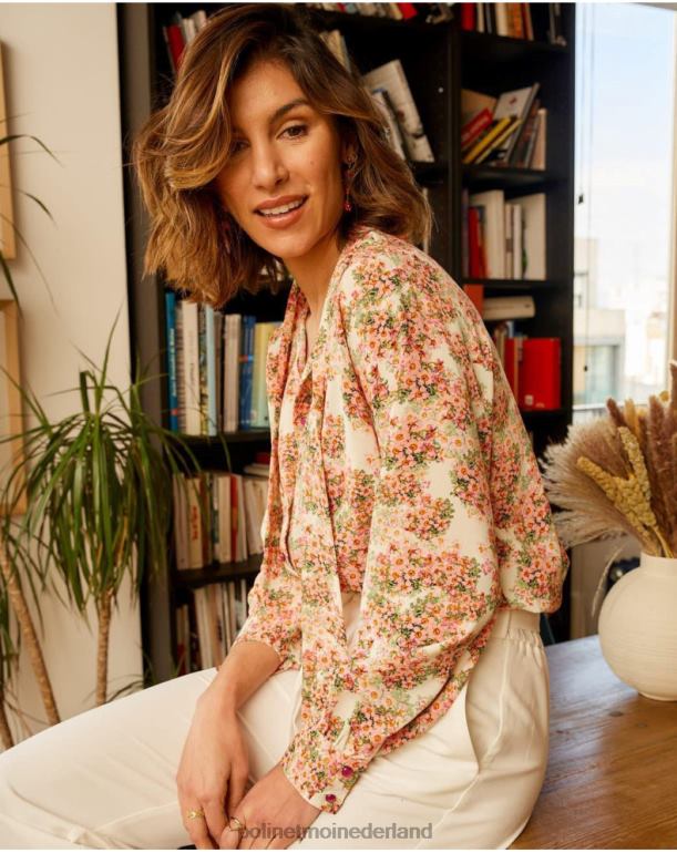 nl Polin et moi overhemdstrik bewerken roos JD28V221 kleding