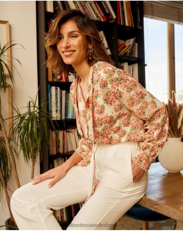 nl Polin et moi overhemdstrik bewerken roos JD28V221 kleding