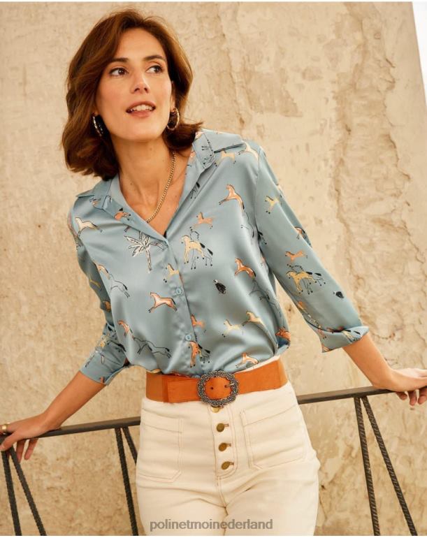 nl Polin et moi paardenshirt vale denim JD28V215 kleding