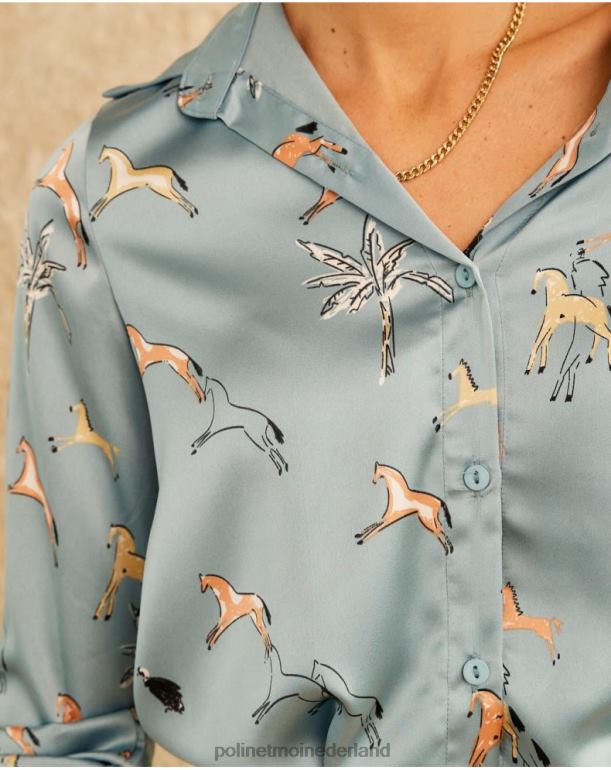 nl Polin et moi paardenshirt vale denim JD28V215 kleding