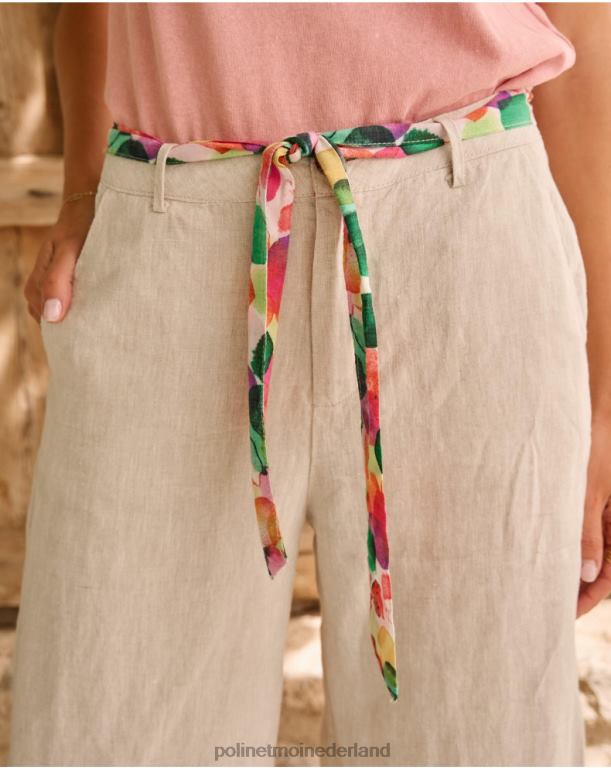 nl Polin et moi ariday linnen broek beige JD28V327 kleding