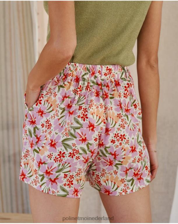 nl Polin et moi bloemige korte wilhelmina kaasjeskruid JD28V329 kleding