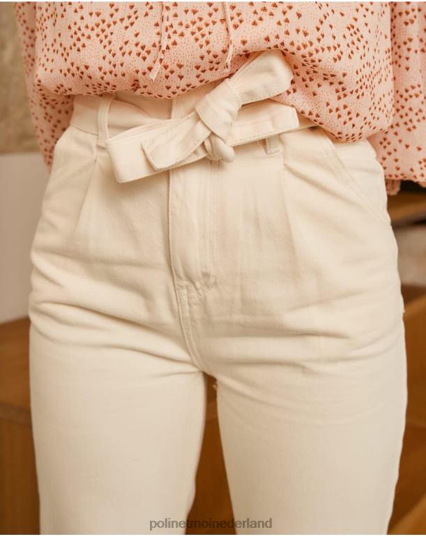 nl Polin et moi donna strik broek rauw JD28V336 kleding