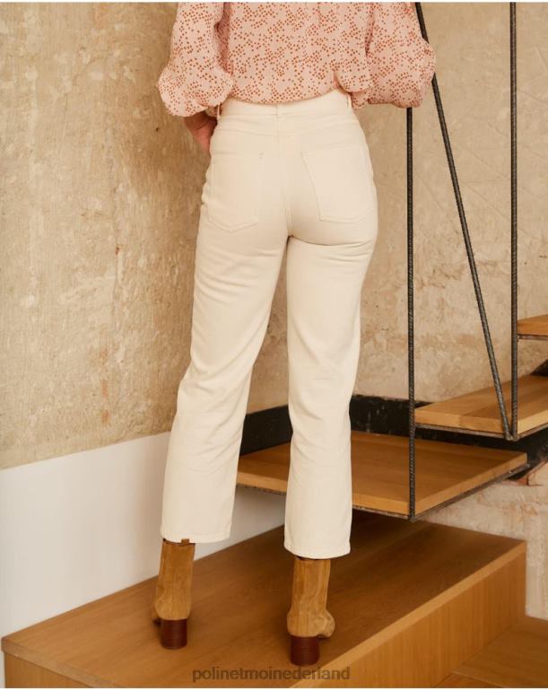 nl Polin et moi donna strik broek rauw JD28V336 kleding