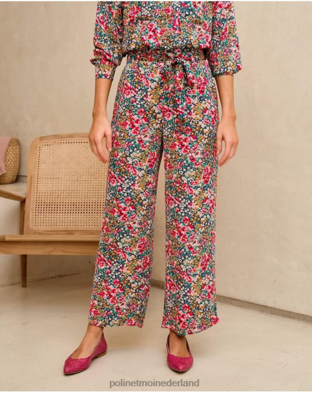 nl Polin et moi fanni broek met strik smaragdgroen JD28V331 kleding