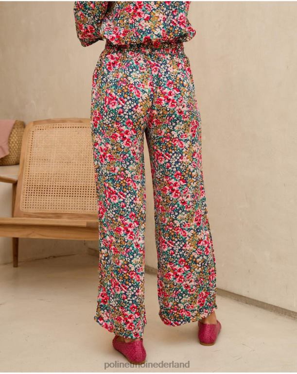 nl Polin et moi fanni broek met strik smaragdgroen JD28V331 kleding