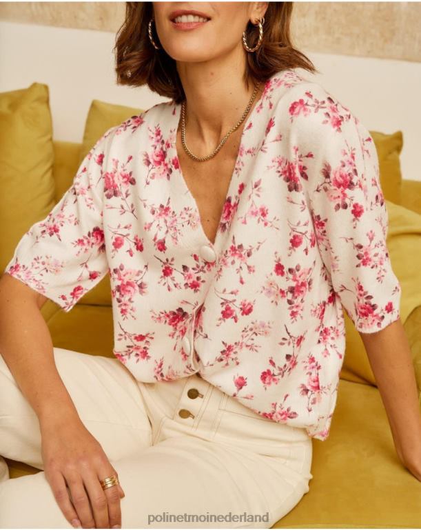 nl Polin et moi Famara bloemenvest roos JD28V352 kleding