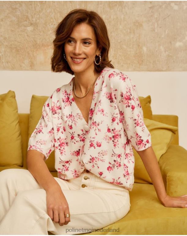 nl Polin et moi Famara bloemenvest roos JD28V352 kleding