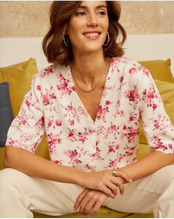 nl Polin et moi Famara bloemenvest roos JD28V352 kleding