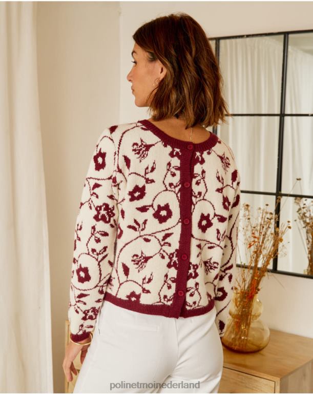 nl Polin et moi Sofia gestempeld vest rauw JD28V357 kleding