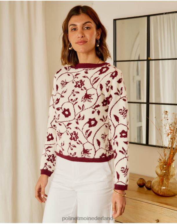 nl Polin et moi Sofia gestempeld vest rauw JD28V357 kleding