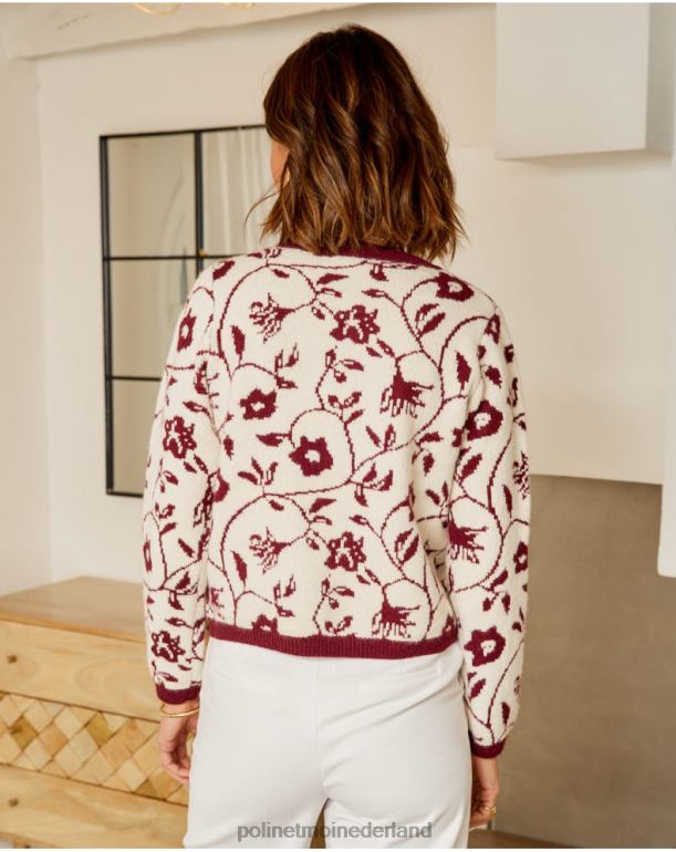 nl Polin et moi Sofia gestempeld vest rauw JD28V357 kleding