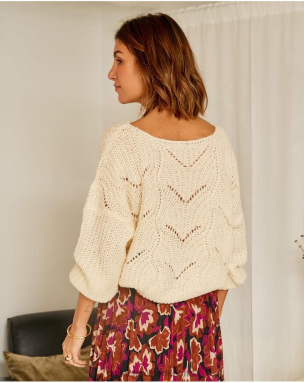 nl Polin et moi trui brede priscilla rauw JD28V354 kleding