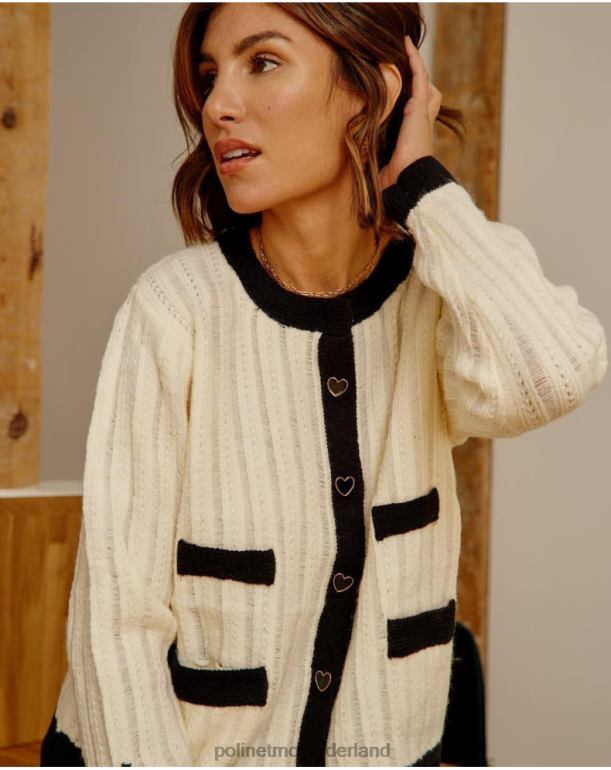 nl Polin et moi vest knopen davinia rauw JD28V358 kleding