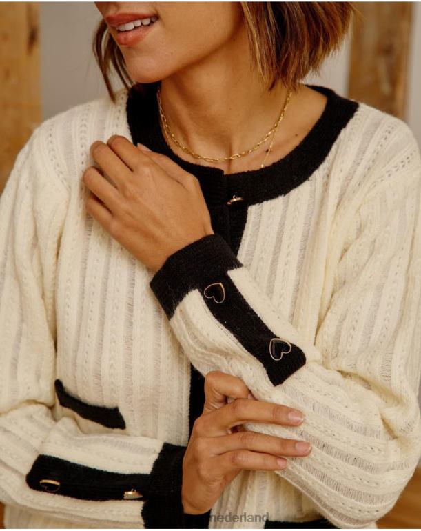 nl Polin et moi vest knopen davinia rauw JD28V358 kleding