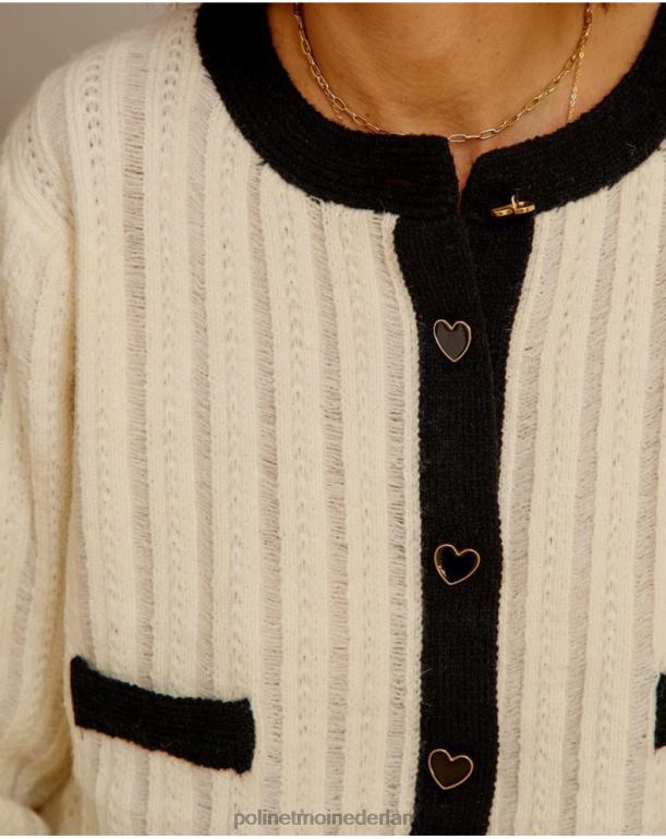 nl Polin et moi vest knopen davinia rauw JD28V358 kleding