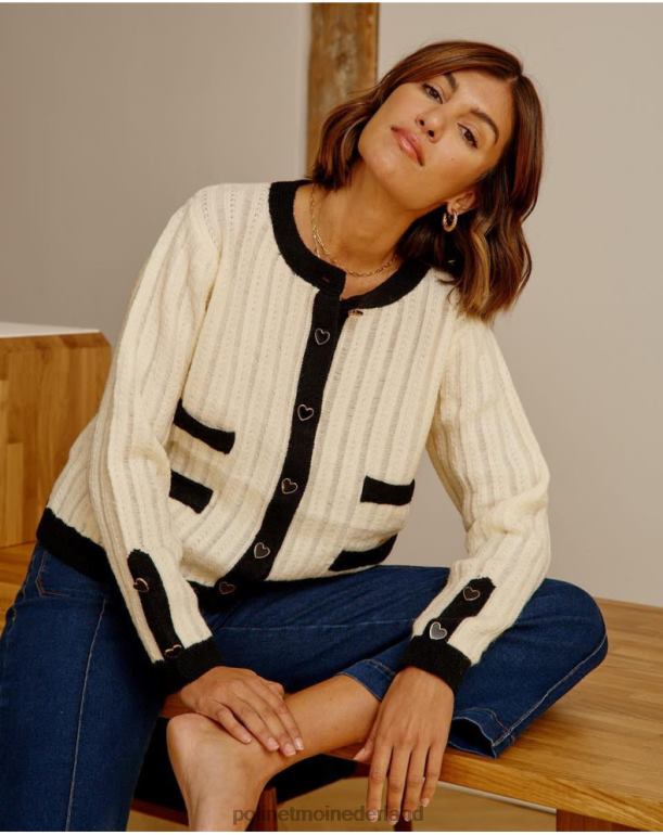 nl Polin et moi vest knopen davinia rauw JD28V358 kleding