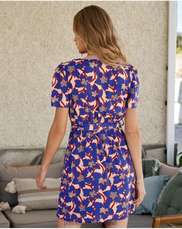 nl Polin et moi Charlotte korte jurk klein blauw JD28V112 kleding