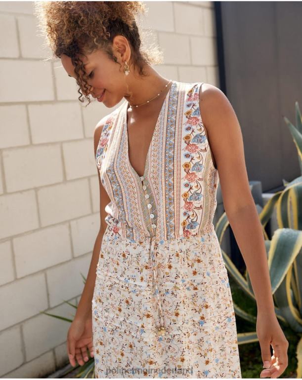 nl Polin et moi Eleny knopen jurk rauw JD28V10 kleding