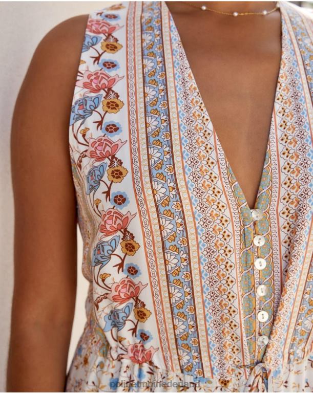 nl Polin et moi Eleny knopen jurk rauw JD28V10 kleding