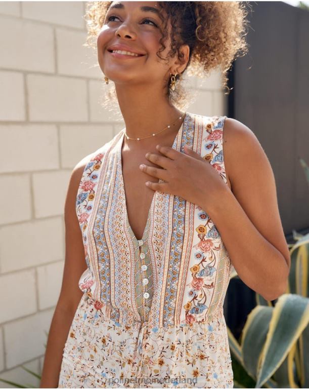 nl Polin et moi Eleny knopen jurk rauw JD28V10 kleding