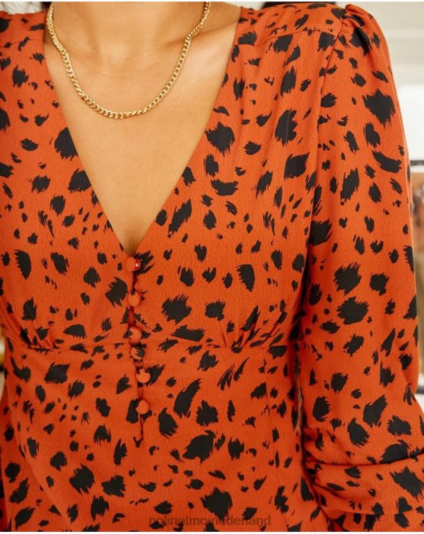 nl Polin et moi Elia dierenjurk tegel JD28V136 kleding