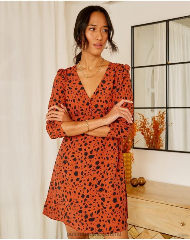 nl Polin et moi Elia dierenjurk tegel JD28V136 kleding