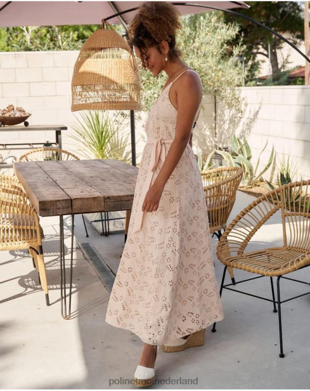 nl Polin et moi Fatima riemjurk beige JD28V17 kleding