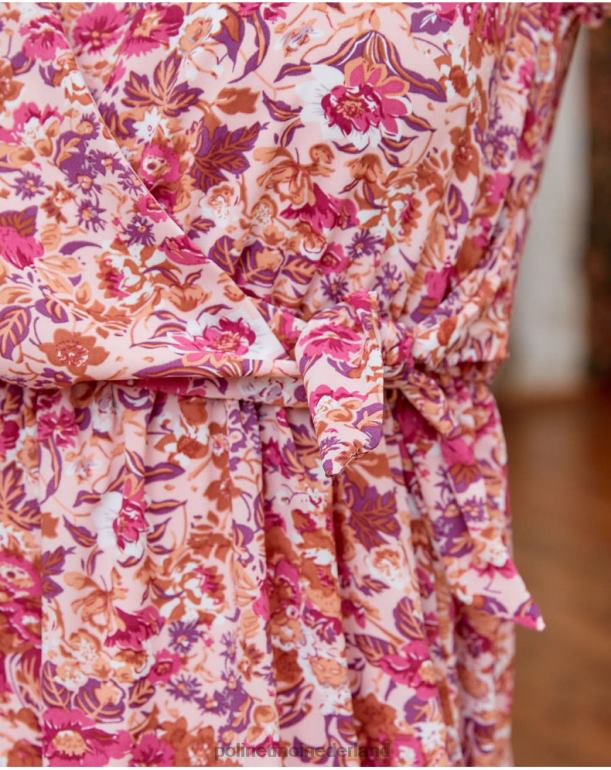 nl Polin et moi Flores Edith-jurk framboos JD28V141 kleding